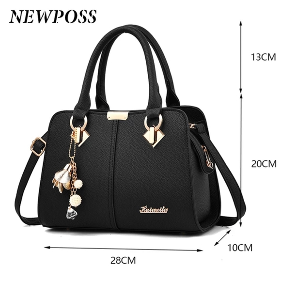 Newposs Famous Designer Brand Bags Women Leather Handbags 2022 Luxury Ladies - Picture 3 of 9
